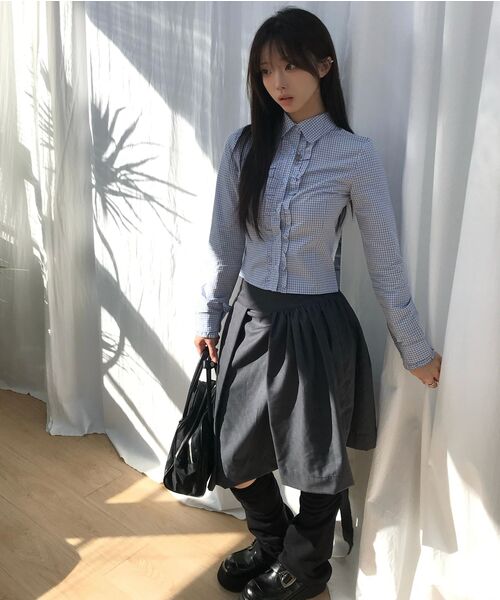 CHRISTINE PROJECT(クリスティンプロジェクト)の「TWO ZIPPER NYLON TOTE BAG(DOT BLACK PEPPER)(トートバッグ・レディース・その他・FREE)」の7枚目の写真
