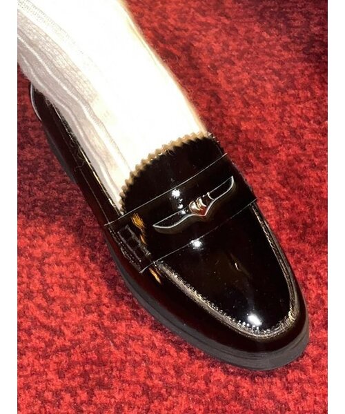 LEVASE（ルバズ）の「e.g) love penny loafer-vintage black 3cm（その他シューズ・レディース・その他・38/39/35/36/37/36.5/37.5/35.5/38.5）」の2枚目の写真