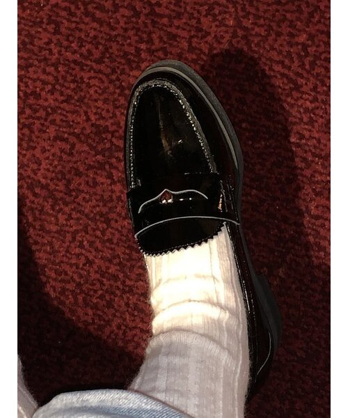 LEVASE（ルバズ）の「e.g) love penny loafer-vintage black 3cm（その他シューズ・レディース・その他・38/39/35/36/37/36.5/37.5/35.5/38.5）」の3枚目の写真