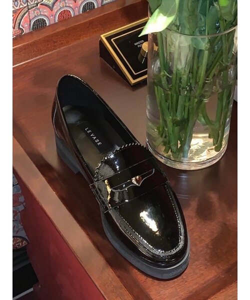 LEVASE（ルバズ）の「e.g) love penny loafer-vintage black 3cm（その他シューズ・レディース・その他・38/39/35/36/37/36.5/37.5/35.5/38.5）」の4枚目の写真