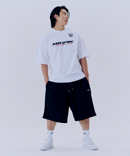 MIHAK(ミハク)の「メタルロゴバermudaパンツ(BLACK)(その他パンツ・メンズ・その他・1/2)」の2枚目の写真