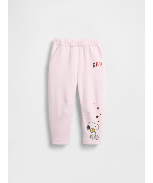 GAP(ギャップ)の「ヴィンテージソフト スヌーピー バレル スウェットパンツ (幼児・ベビー)(スウェットパンツ・キッズ・ピンク/アイボリー・70cm/80cm/90cm/95cm/100cm/105cm/110cm)」の5枚目の写真