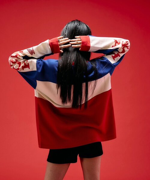 Sourcream（サワークリーム）の「【HONDA×Sourcream】 BMX LONG SLEEVE TEE（Tシャツ/カットソー・レディース・ブルー/ブラック・FREE）」の4枚目の写真