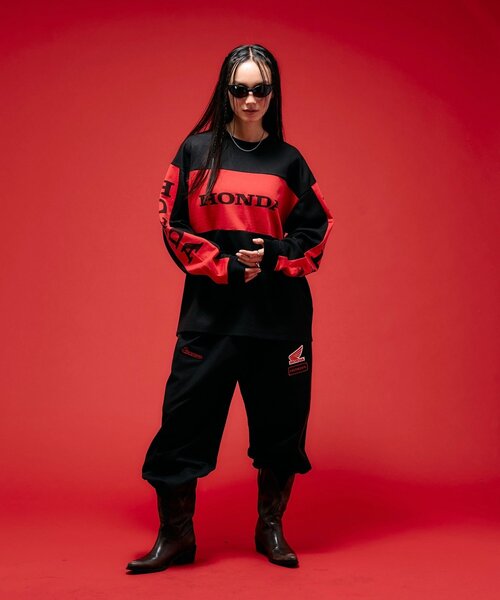 Sourcream（サワークリーム）の「【HONDA×Sourcream】 BMX LONG SLEEVE TEE（Tシャツ/カットソー・レディース・ブルー/ブラック・FREE）」の9枚目の写真