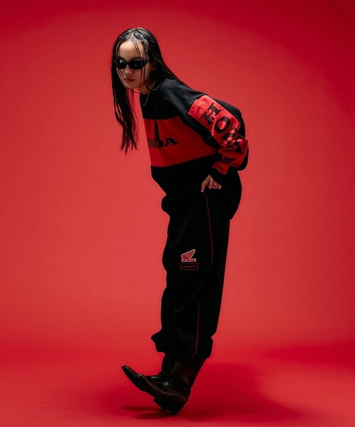 Sourcream（サワークリーム）の「【HONDA×Sourcream】 BMX LONG SLEEVE TEE（Tシャツ/カットソー・レディース・ブルー/ブラック・FREE）」の12枚目の写真