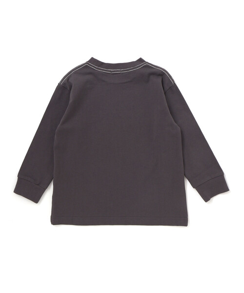 WASK（ワスク）の「デニム風プリントバスク天竺BIGTシャツ(110~160cm)（Tシャツ/カットソー・キッズ・オフホワイト/グレー・160cm/140cm/150cm）」の8枚目の写真