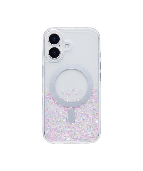 Hamee(ハミィ)の「iPhone 16/15/14/13 専用 PHONEAR twinkle MagSafe対応 グリッター iPhone ケース(スマホケース/カバー・レディース・その他1/その他2/ピンク系その他2/ピンク/イエロー系その他2/イエロー×グリーン・iPhone 13/14/15/iPhone 16)」の21枚目の写真