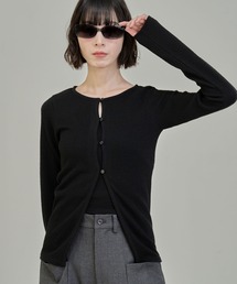Nora Lily elle | 【Nora Lily】「elle」Fit Silhouette Layered Cardigan(Set)(Tシャツ/カットソー)