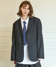 WaiKei（ワイケイ）の「カットアウトオーバーサイズブレザー ブラック（テーラードジャケット）」