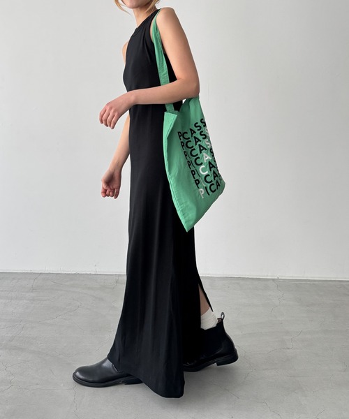 CANAL JEAN（キャナルジーン）の「Miller　カップ付きアメスリワンピース（ワンピース・レディース・ブラック/グレー系その他・ONE SIZE）」の6枚目の写真