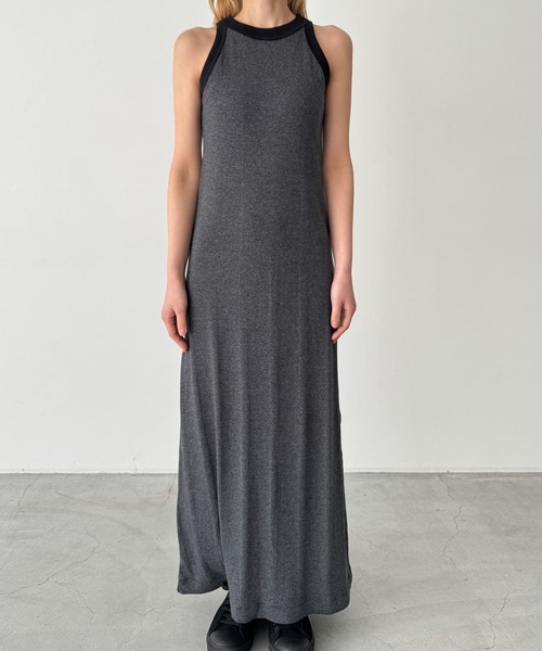 CANAL JEAN（キャナルジーン）の「Miller　カップ付きアメスリワンピース（ワンピース・レディース・ブラック/グレー系その他・ONE SIZE）」の9枚目の写真