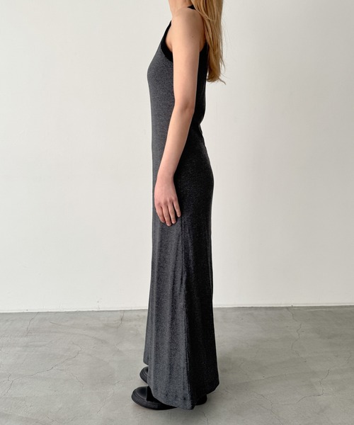 CANAL JEAN（キャナルジーン）の「Miller　カップ付きアメスリワンピース（ワンピース・レディース・ブラック/グレー系その他・ONE SIZE）」の10枚目の写真