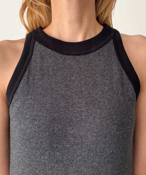 CANAL JEAN（キャナルジーン）の「Miller　カップ付きアメスリワンピース（ワンピース・レディース・ブラック/グレー系その他・ONE SIZE）」の12枚目の写真