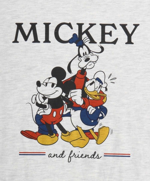 Disney(ディズニー)の「2026SS Disney/ディズニー フロント/バックプリント ワンポイント刺繍 ロングスリーブTシャツ レディース メンズ(Tシャツ/カットソー・レディース・アイボリー/サックスブルー/アッシュグレー/スミクロ・M/L/LL)」の18枚目の写真