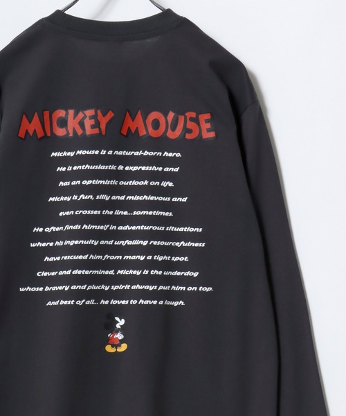 Disney(ディズニー)の「2026SS Disney/ディズニー フロント/バックプリント ワンポイント刺繍 ロングスリーブTシャツ レディース メンズ(Tシャツ/カットソー・レディース・アイボリー/サックスブルー/アッシュグレー/スミクロ・M/L/LL)」の22枚目の写真