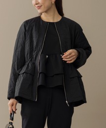 Sono（ソーノ）の「【SONO/ソーノ】プリマフリルパテッドブルゾン（ノーカラーコート）」