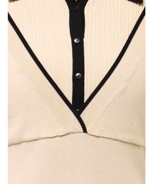 LAGUNAMOON（ラグナムーン）の「ラインディティールナローニットワンピース（ワンピース・レディース・ブラック・SMALL/MEDIUM）」の21枚目の写真