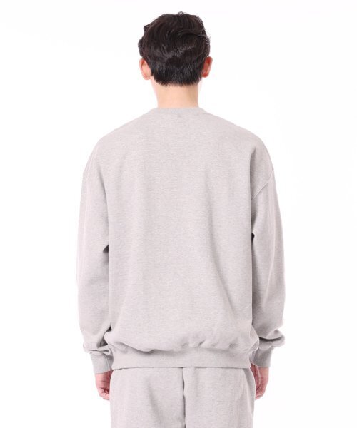 THAT'S IT(ザッツイット)の「スモールスポーツロゴスウェットシャツ_グレー(スウェット・レディース・グレー・LARGE/MEDIUM/SMALL/X-LARGE)」の3枚目の写真