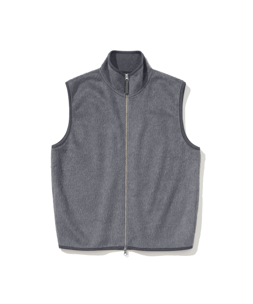 LAB12(ラボ12)の「エブリデイニットウールベストジップアップ(グレー)(ベスト・メンズ・その他・MEDIUM/LARGE)」の1枚目の写真