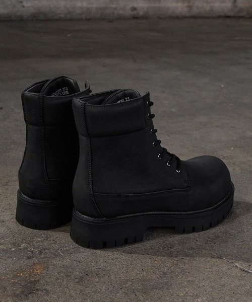 LANDNESS（ランドネス）の「【LANDNESS/ランドネス】VOLUME TANK SOLE BOOTS/ボリュームタンクソールブーツ（ブーツ・メンズ・ブラック/イエロー・23.5/27.5/26.5/25.5/24.5）」の22枚目の写真