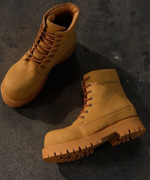 LANDNESS(ランドネス)の「【LANDNESS/ランドネス】VOLUME TANK SOLE BOOTS/ボリュームタンクソールブーツ(ブーツ・メンズ・ブラック/イエロー・23.5/27.5/26.5/25.5/24.5)」の17枚目の写真