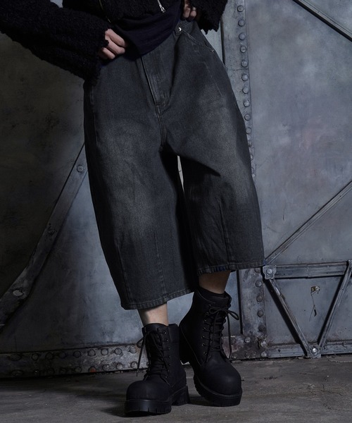 LANDNESS（ランドネス）の「【LANDNESS/ランドネス】VOLUME TANK SOLE BOOTS/ボリュームタンクソールブーツ（ブーツ・メンズ・ブラック/イエロー・23.5/27.5/26.5/25.5/24.5）」の6枚目の写真