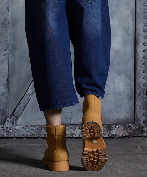 LANDNESS（ランドネス）の「【LANDNESS/ランドネス】VOLUME TANK SOLE BOOTS/ボリュームタンクソールブーツ（ブーツ・メンズ・ブラック/イエロー・23.5/27.5/26.5/25.5/24.5）」の16枚目の写真