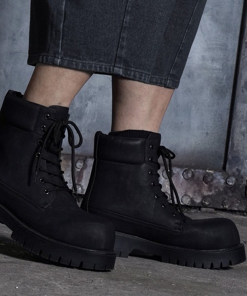 LANDNESS(ランドネス)の「【LANDNESS/ランドネス】VOLUME TANK SOLE BOOTS/ボリュームタンクソールブーツ(ブーツ・メンズ・ブラック/イエロー・23.5/27.5/26.5/25.5/24.5)」の19枚目の写真