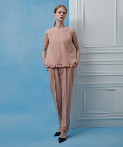 LOULOU WILLOUGHBY（ルルウィルビー）の「【LOULOU WILLOUGHBY】パールネックレス付きフリルブラウス（シャツ/ブラウス・レディース・ブラック/オフホワイト/ピンク・2）」の16枚目の写真