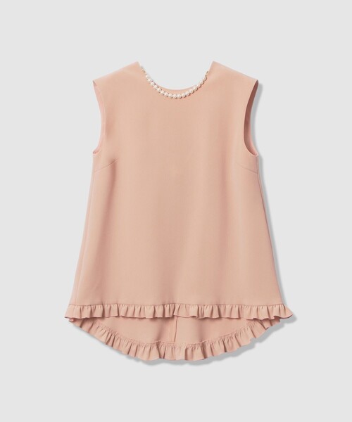 LOULOU WILLOUGHBY（ルルウィルビー）の「【LOULOU WILLOUGHBY】パールネックレス付きフリルブラウス（シャツ/ブラウス・レディース・ブラック/オフホワイト/ピンク・2）」の20枚目の写真