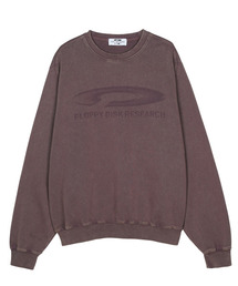 FDR（エフディーアール）の「Pigment Washed Disk Logo Crewneck Purple（スウェット）」