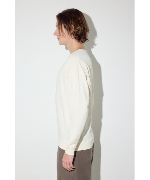 AZUL by moussy(アズールバイマウジー)の「ミニ裏毛C/Nトップス(Tシャツ/カットソー・メンズ・ブラック/カーキ/オフホワイト・X-LARGE/LARGE/MEDIUM)」の9枚目の写真