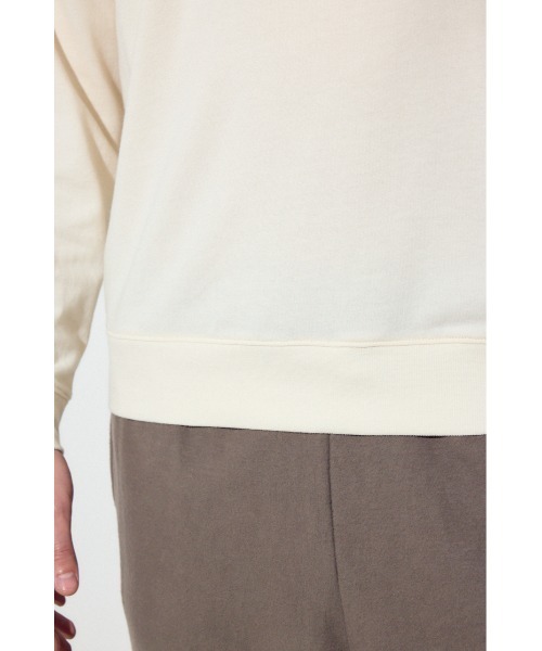 AZUL by moussy(アズールバイマウジー)の「ミニ裏毛C/Nトップス(Tシャツ/カットソー・メンズ・ブラック/カーキ/オフホワイト・X-LARGE/LARGE/MEDIUM)」の14枚目の写真