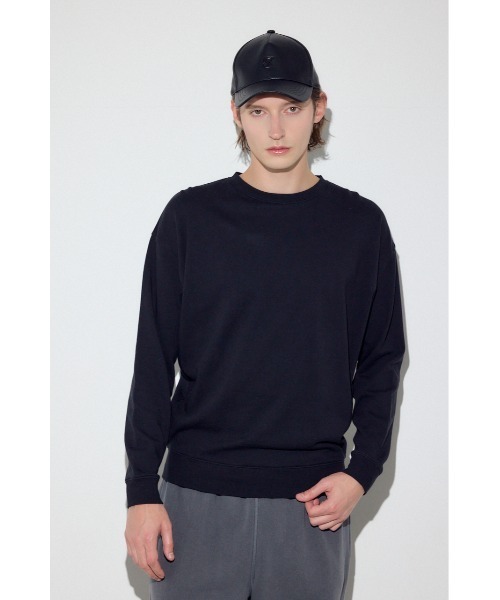 AZUL by moussy(アズールバイマウジー)の「ミニ裏毛C/Nトップス(Tシャツ/カットソー・メンズ・ブラック/カーキ/オフホワイト・X-LARGE/LARGE/MEDIUM)」の17枚目の写真