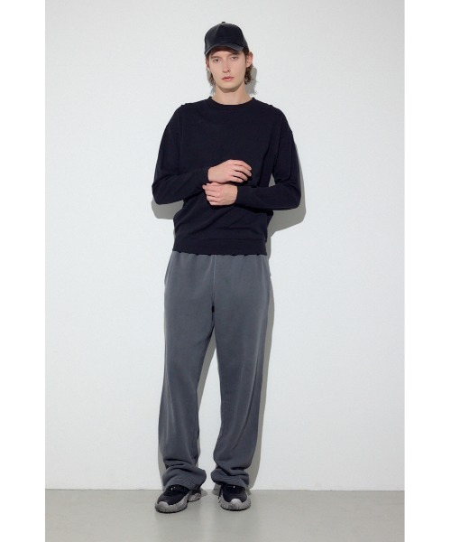 AZUL by moussy(アズールバイマウジー)の「ミニ裏毛C/Nトップス(Tシャツ/カットソー・メンズ・ブラック/カーキ/オフホワイト・X-LARGE/LARGE/MEDIUM)」の18枚目の写真