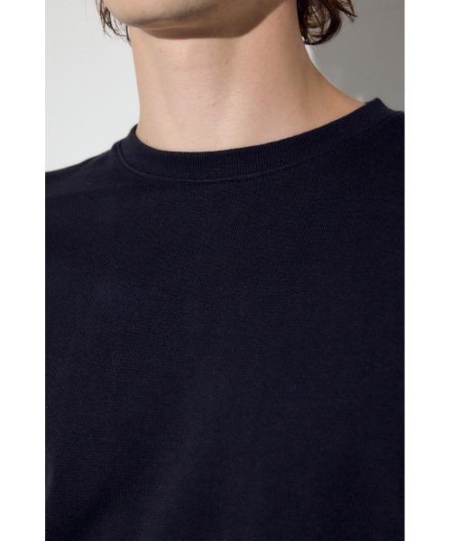 AZUL by moussy(アズールバイマウジー)の「ミニ裏毛C/Nトップス(Tシャツ/カットソー・メンズ・ブラック/カーキ/オフホワイト・X-LARGE/LARGE/MEDIUM)」の22枚目の写真