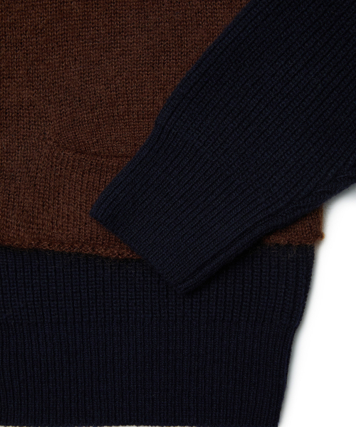 MMIC(エムエムアイシー)の「OVERLAP CARDIGAN (NAVY)(ニット/セーター・メンズ・その他・M/L/XL)」の5枚目の写真