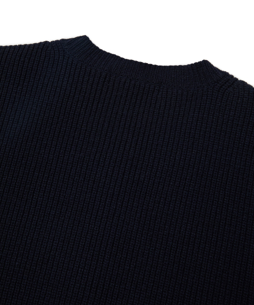 MMIC(エムエムアイシー)の「OVERLAP CARDIGAN (NAVY)(ニット/セーター・メンズ・その他・M/L/XL)」の6枚目の写真