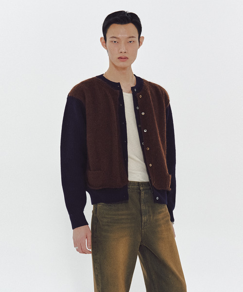 MMIC(エムエムアイシー)の「OVERLAP CARDIGAN (NAVY)(ニット/セーター・メンズ・その他・M/L/XL)」の7枚目の写真
