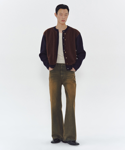 MMIC(エムエムアイシー)の「OVERLAP CARDIGAN (NAVY)(ニット/セーター・メンズ・その他・M/L/XL)」の8枚目の写真