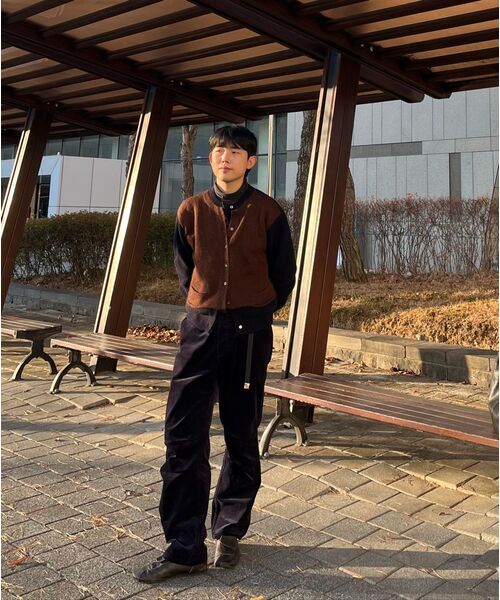 MMIC(エムエムアイシー)の「OVERLAP CARDIGAN (NAVY)(ニット/セーター・メンズ・その他・M/L/XL)」の2枚目の写真