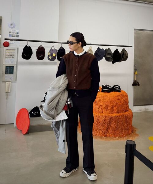 MMIC(エムエムアイシー)の「OVERLAP CARDIGAN (NAVY)(ニット/セーター・メンズ・その他・M/L/XL)」の3枚目の写真