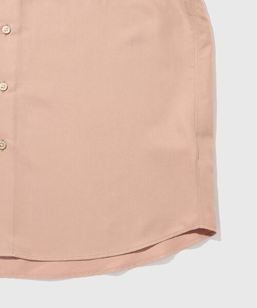 ADAM ET ROPE'（アダムエロペ）の「スエードタッチ レーヨン レギュラーカラーシャツ（シャツ/ブラウス・メンズ・ブラック/ライトグレー/キナリ/ピンク系その他2・M/L）」の8枚目の写真