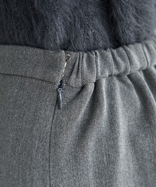 STYLE DELI（スタイルデリ）の「ナローAラインロングスカート（スカート・レディース・グレー/ブラック・01/02）」の8枚目の写真