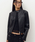 DOFFSEPT�i�h�t�Z�v�g�j�́uVegan Leather Racer Jacket in Black�i���C�_�[�X�W���P�b�g�j�v�b�u���b�N