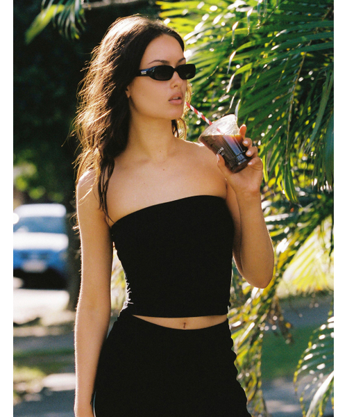SURFEA(サーフィー)の「TUBE BRA TOP_BLACK(Tシャツ/カットソー・レディース・その他・S/M/L)」の1枚目の写真