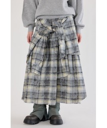 RODEO CROWNS WIDE BOWL | ヴィンテージチェックシャツスカート(スカート)