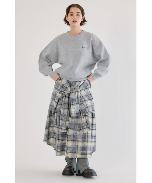 RODEO CROWNS WIDE BOWL(ロデオクラウンズワイドボウル)の「ヴィンテージチェックシャツスカート(スカート・レディース・ブラック系その他/マルチ/ブルー系その他・FREE)」の19枚目の写真