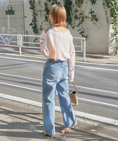 Spick & Span(スピックアンドスパン)の「《WEB限定 / 追加》コットンスラブクルーネックプルオーバー(Tシャツ/カットソー・レディース・ピンク系その他/ベージュ・FREE)」の19枚目の写真