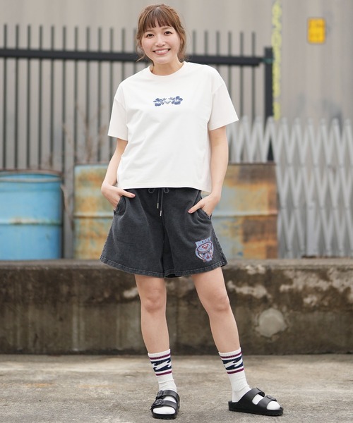 ROXY（ロキシー）の「【ムラサキスポーツ別注】ROXY/ロキシー WATER SUN AND SURF Tシャツ RST261642M（Tシャツ/カットソー・レディース・ピンク/ライトグリーン/アイボリー・L/M）」の13枚目の写真